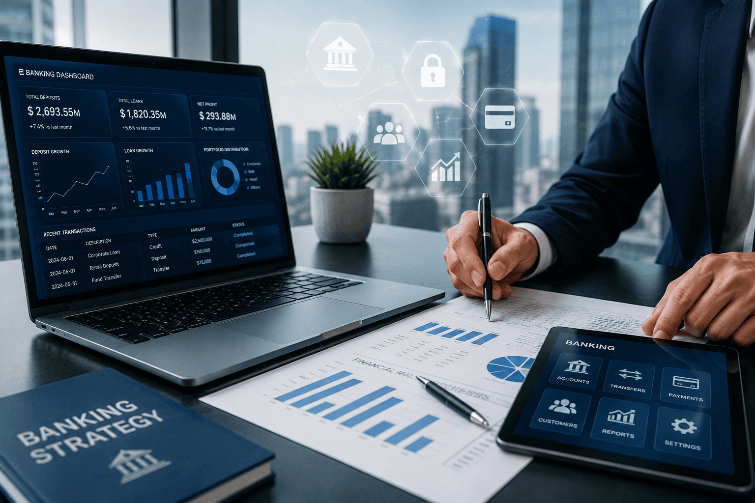 Banking operations automation and risk management