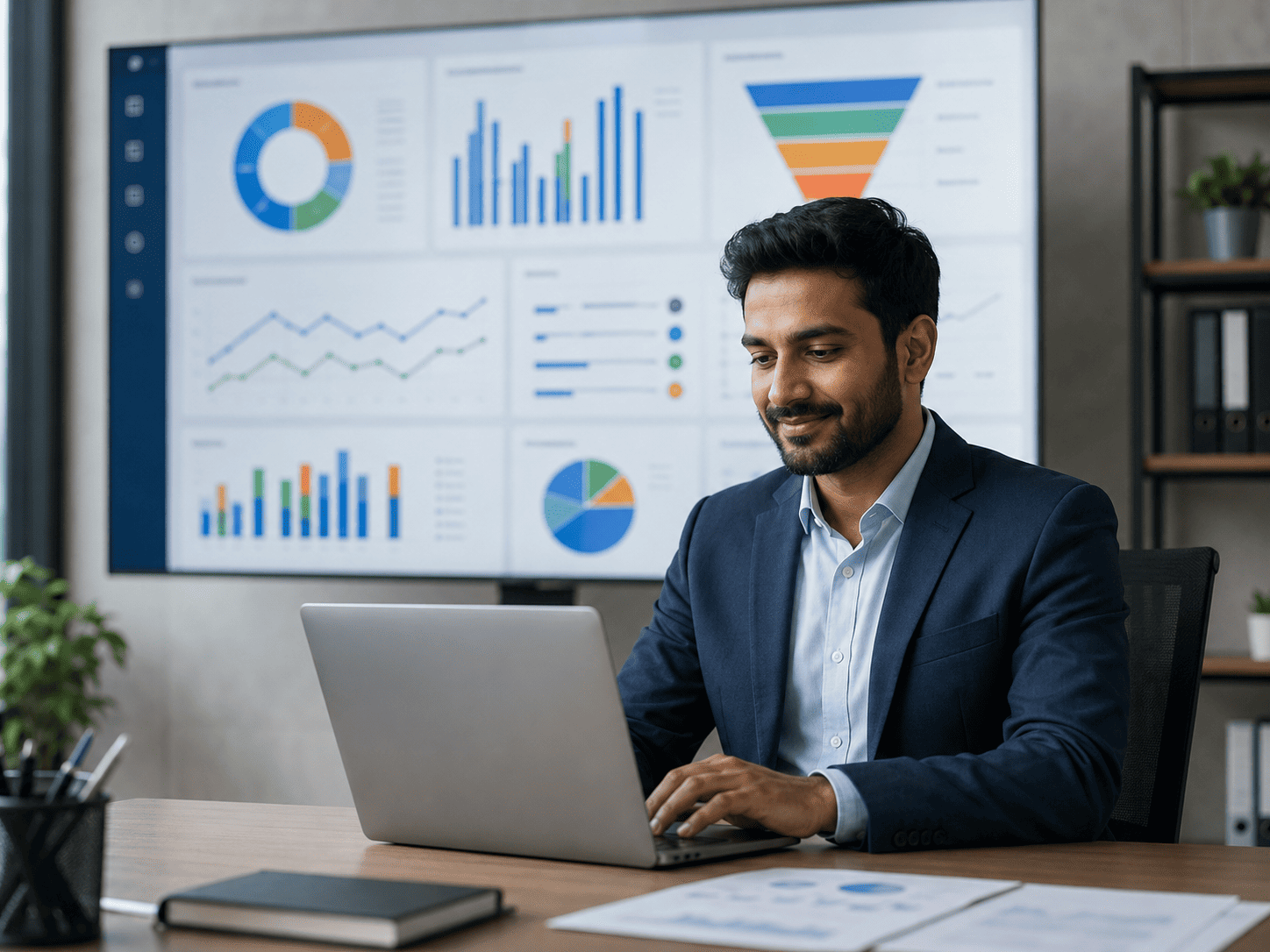 Digital transformation improving business processes and operational performance